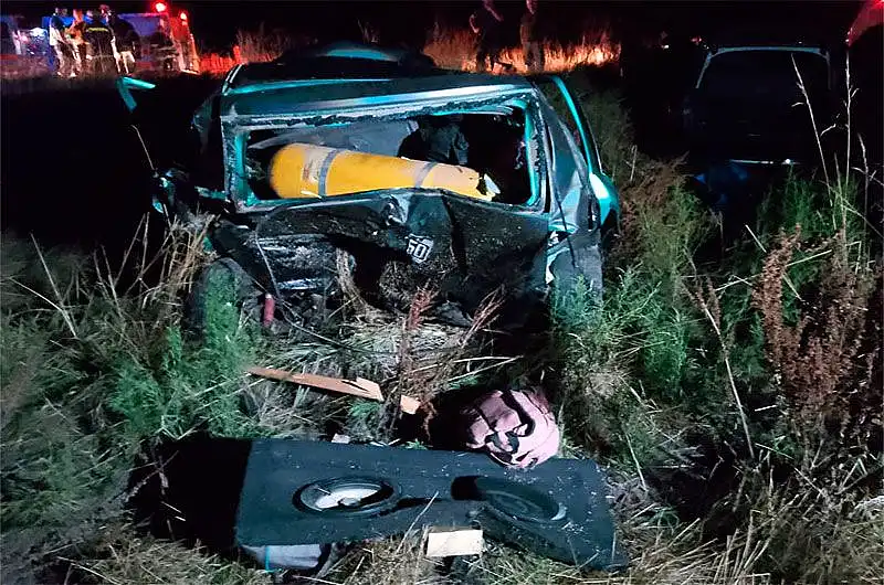 Trágico accidente en la Ruta 226 un nene de 2 años murió y varios