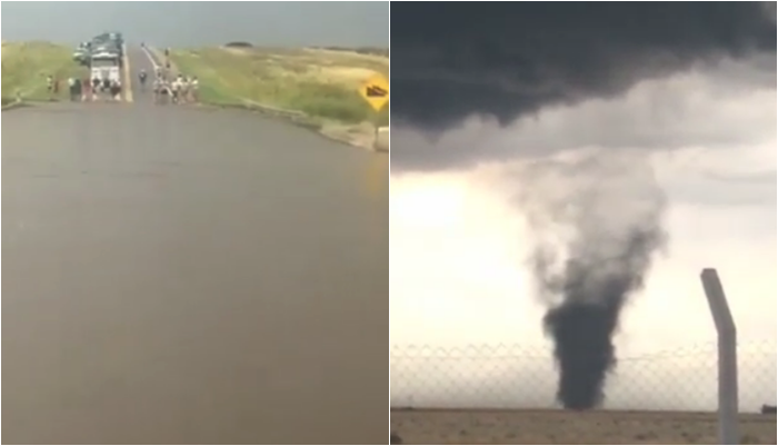 Efectos Del Temporal En Bah A Blanca Una Ruta Anegada Y Cortada Y Un