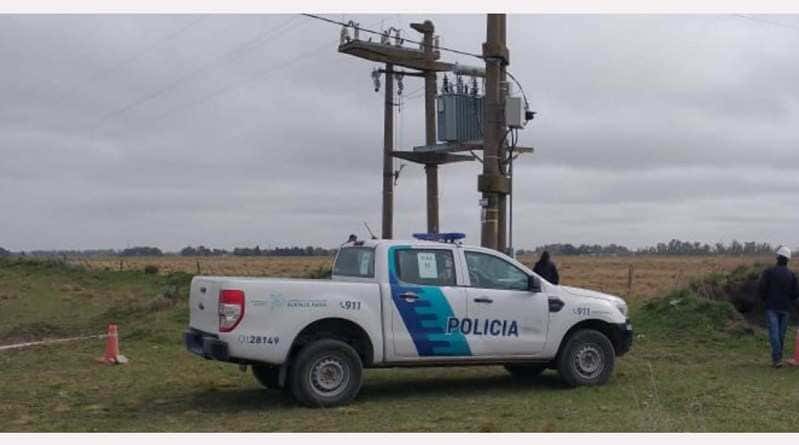 Olavarría: Roba cables murió electrocutado