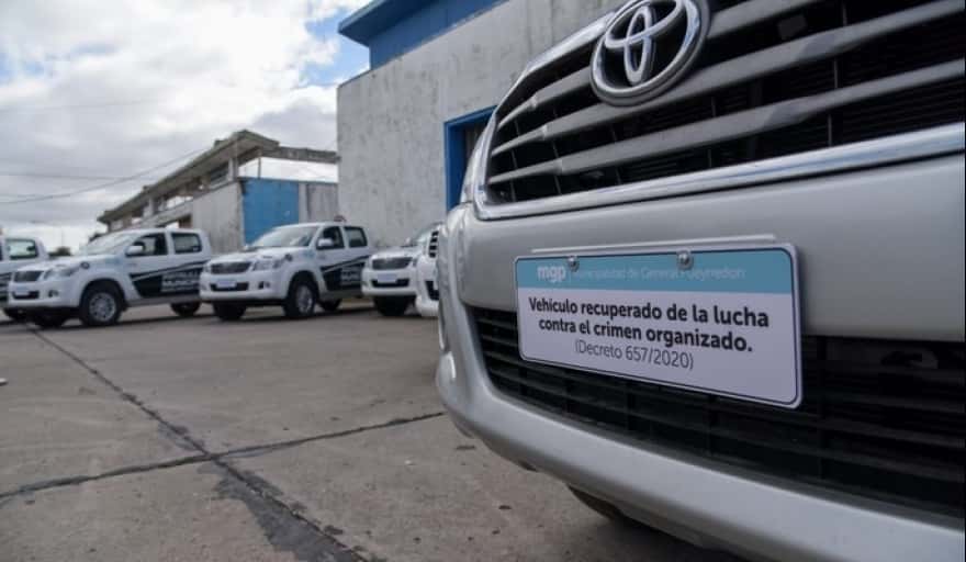 El municipio de General Pueyrredón usará 10 vehículos incautados al narcotráfico