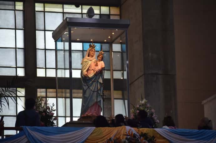 Día de la Virgen del Rosario: Se robaron un equipo del santuario de San Nicolás y ahora no pueden transmitir en vivo