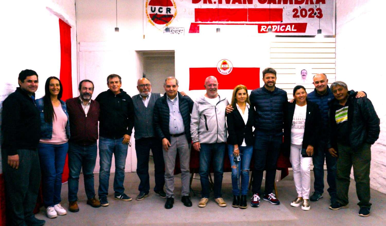 Elecciones 2023: Autoridades de UCR Exaltación de la Cruz apoyaron al candidato peronista Nanni