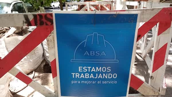 ABSA anunció tareas de reparación sobre la red de agua de Campana