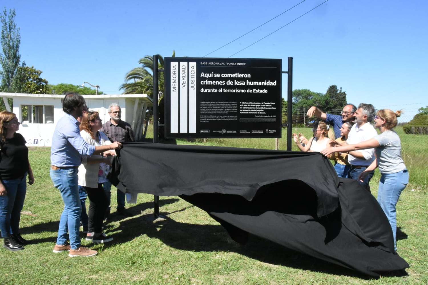 "Sitio de memoria": Señalizaron la Base Aeronaval Punta Indio