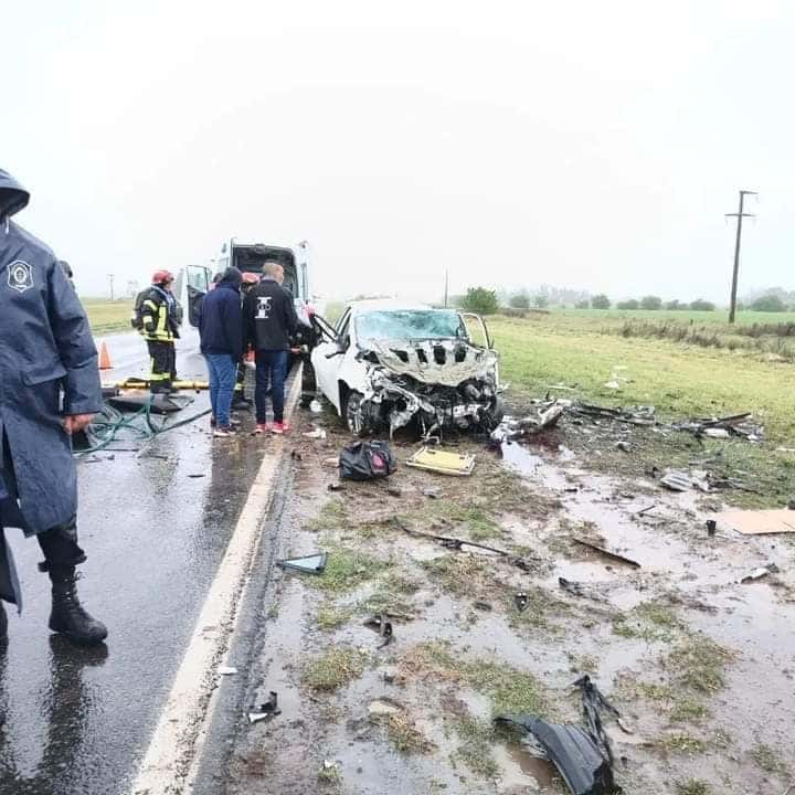 Choque fatal en Ruta 205, cerca de Saladillo: Dos muertos