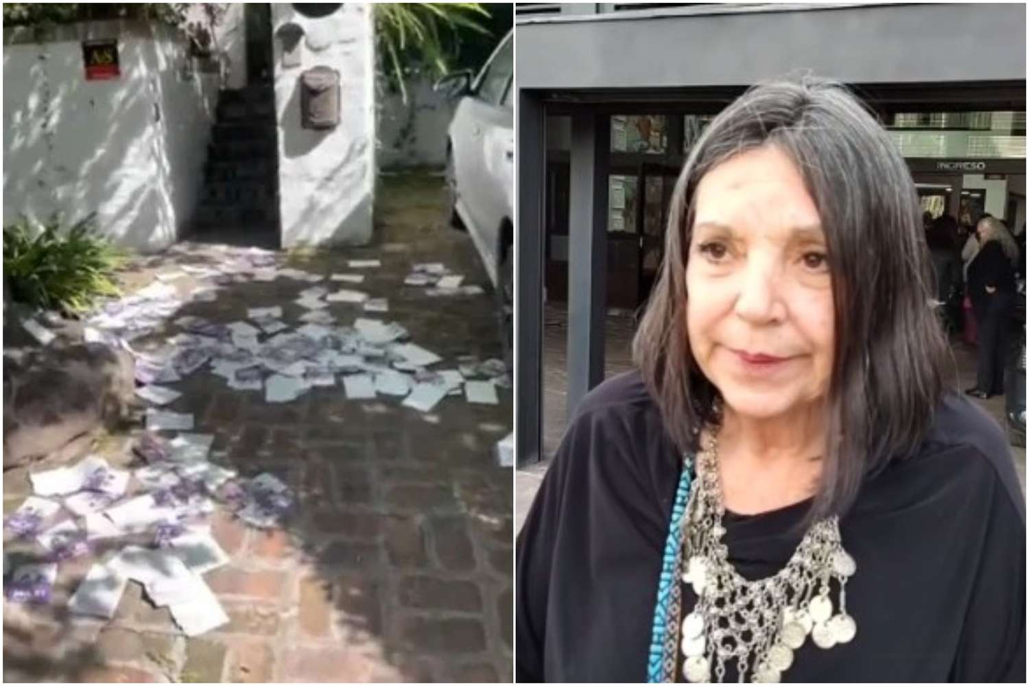 Arrojaron boletas de Milei en la casa de la suegra de Massa en San Isidro: "¿Quieren avisarme que saben donde vivo?"