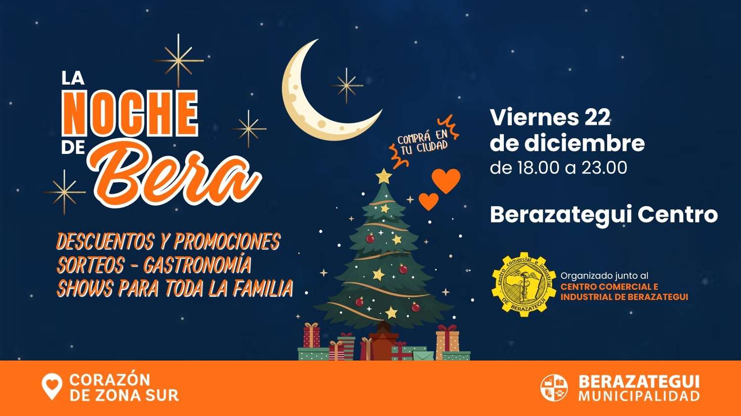 Berazategui: Llega “La Noche de las Localidades” para comprar con descuentos y promociones
