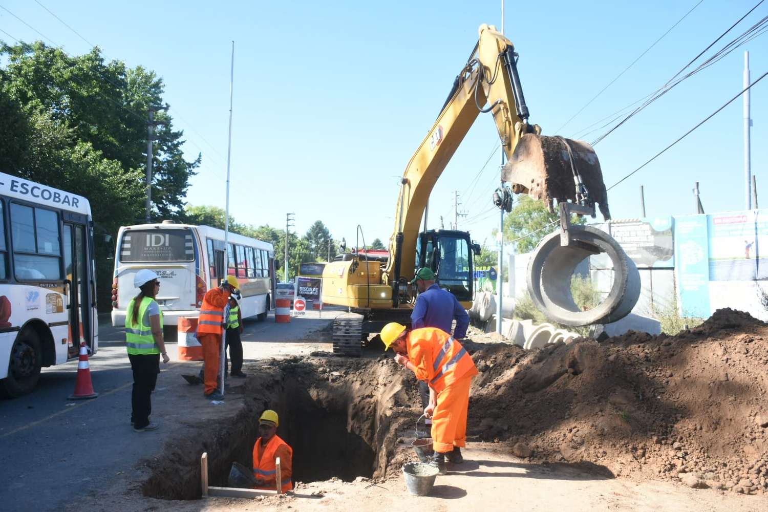 Avanzan las obras de la Ruta Provincial 26 en Escobar: permitirá mejorar la conectividad entre el Río Paraná y la Ruta 8