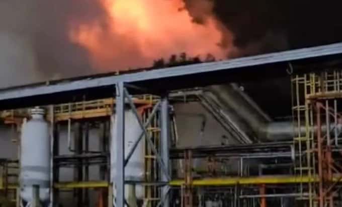 Explosión en una refinería de YPF en Ensenada