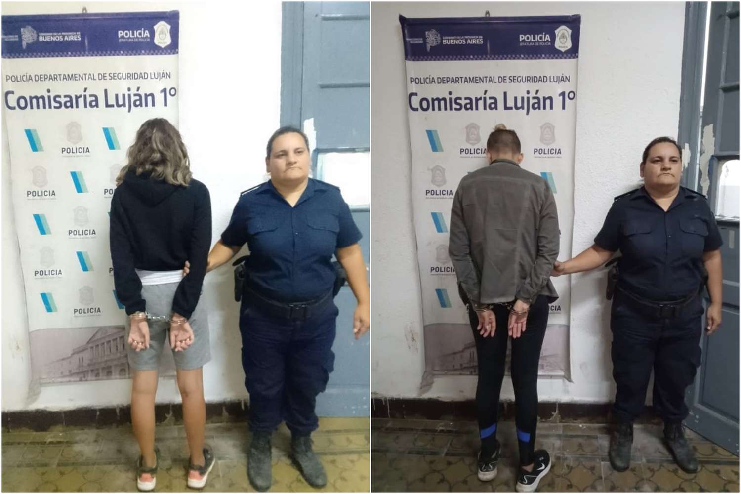 Una pareja fue de Mercedes a Luján para robar en familia, con una menor de 17 años y una beba de 3: terminaron detenidos