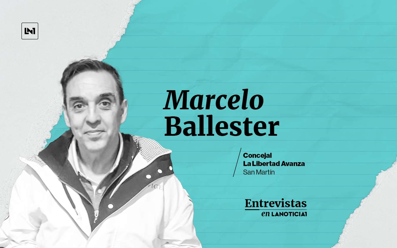 Marcelo Ballester, el concejal que dona su dieta a los vecinos de San Martín: "Entré en política entusiasmado con Milei"