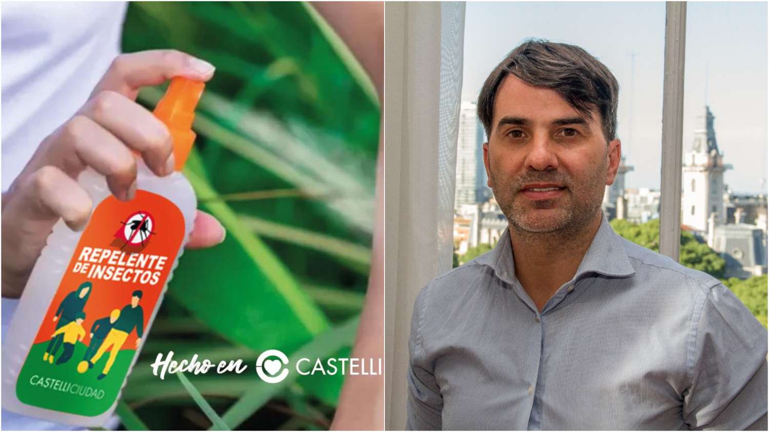Echarren anunció la producción de repelente en laboratorio del Hospital de Castelli: "Vamos a cuidar a nuestros vecinos"