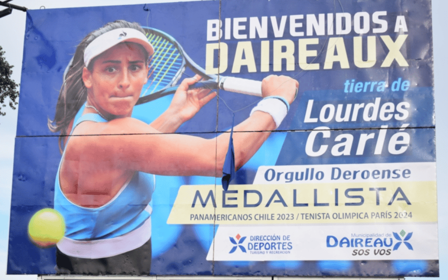 La tenista deroense Lourdes Carlé llegó al mejor ranking de su carrera