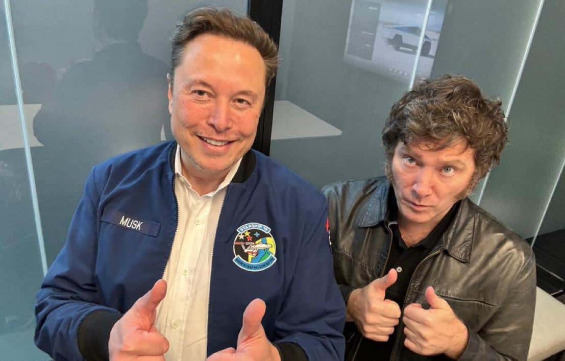 Video: Así fue el encuentro de Milei con el director de Tesla, Elon Musk