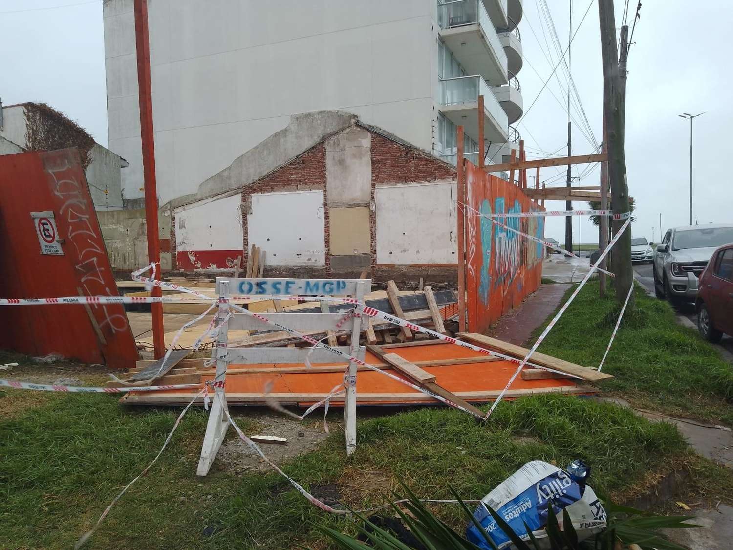 Tormenta en Mar del Plata: Cayeron postes, ramas y cableados