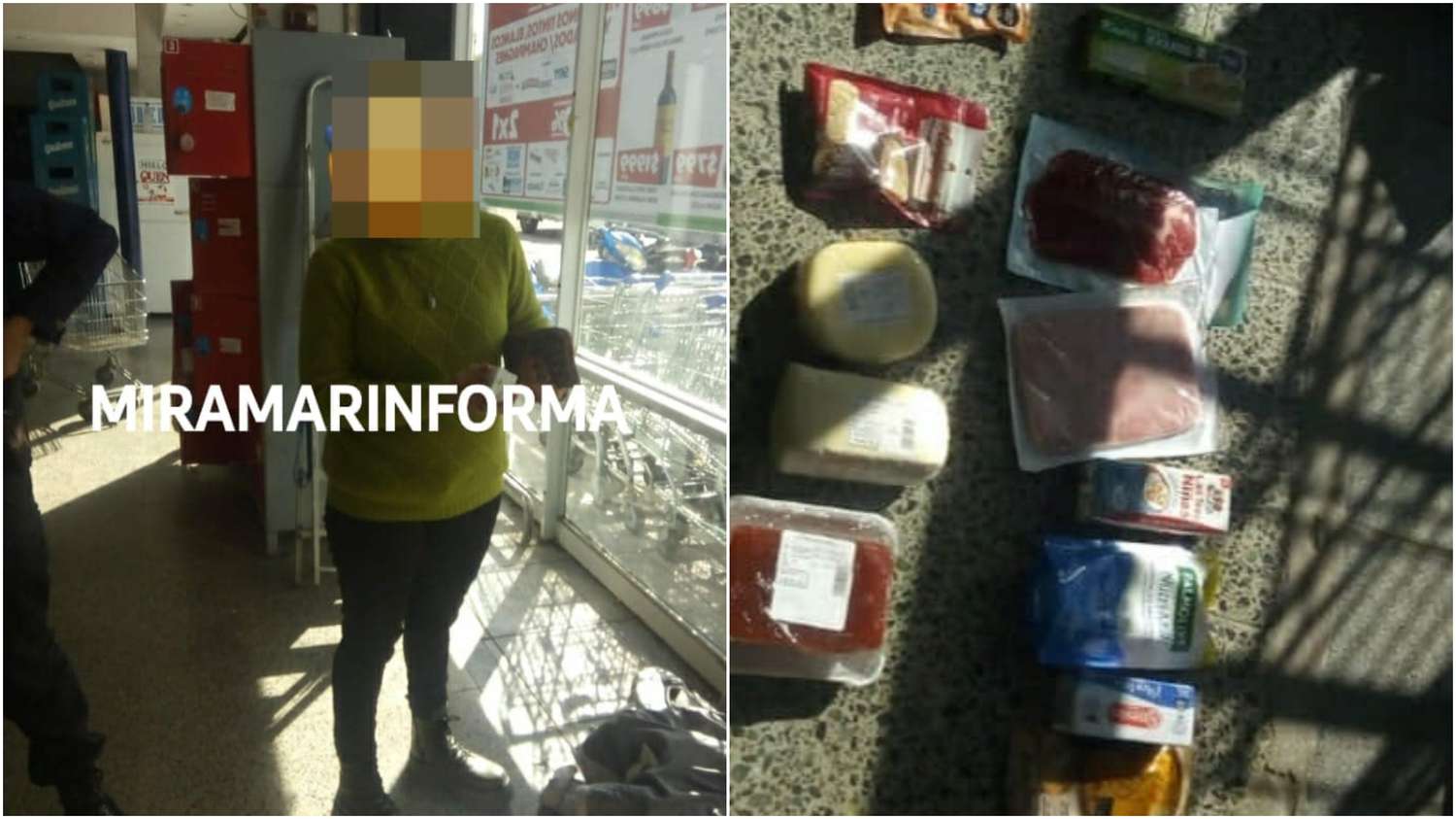Miramar: demoraron a una abuela que robó alimentos de un supermercado y el hecho despertó debate en las redes