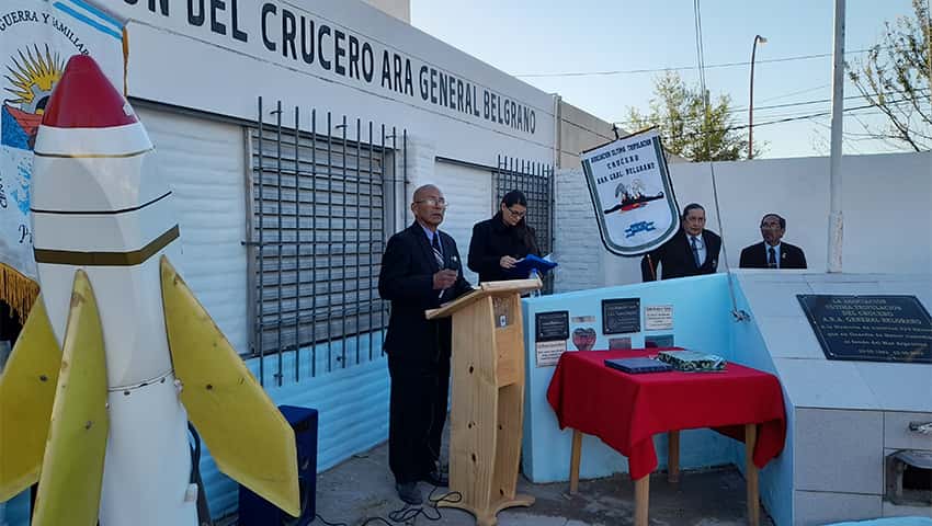 Punta Alta: Acto por el aniversario del hundimiento del crucero General Belgrano