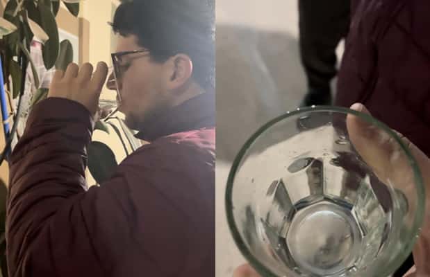 Ameghino: Mittelbach se fotografió bebiendo agua de Blaquier para mostrar que es potable