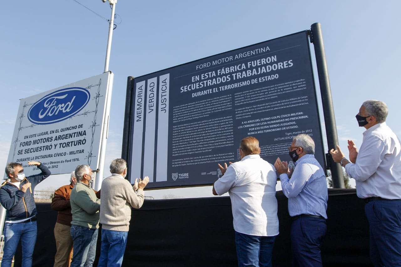 Pacheco: Repusieron señalización como Sitio de Memoria de la fábrica Ford