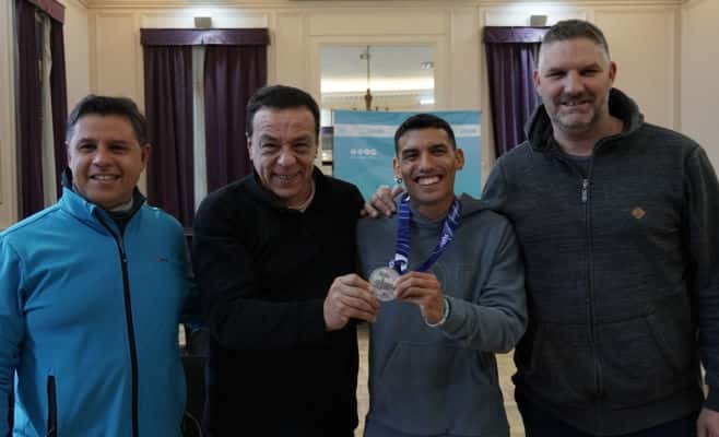 Zárate: es atleta paralímpico, ganó una medalla en el Mundial de París y fue recibido por el intendente Cáffaro
