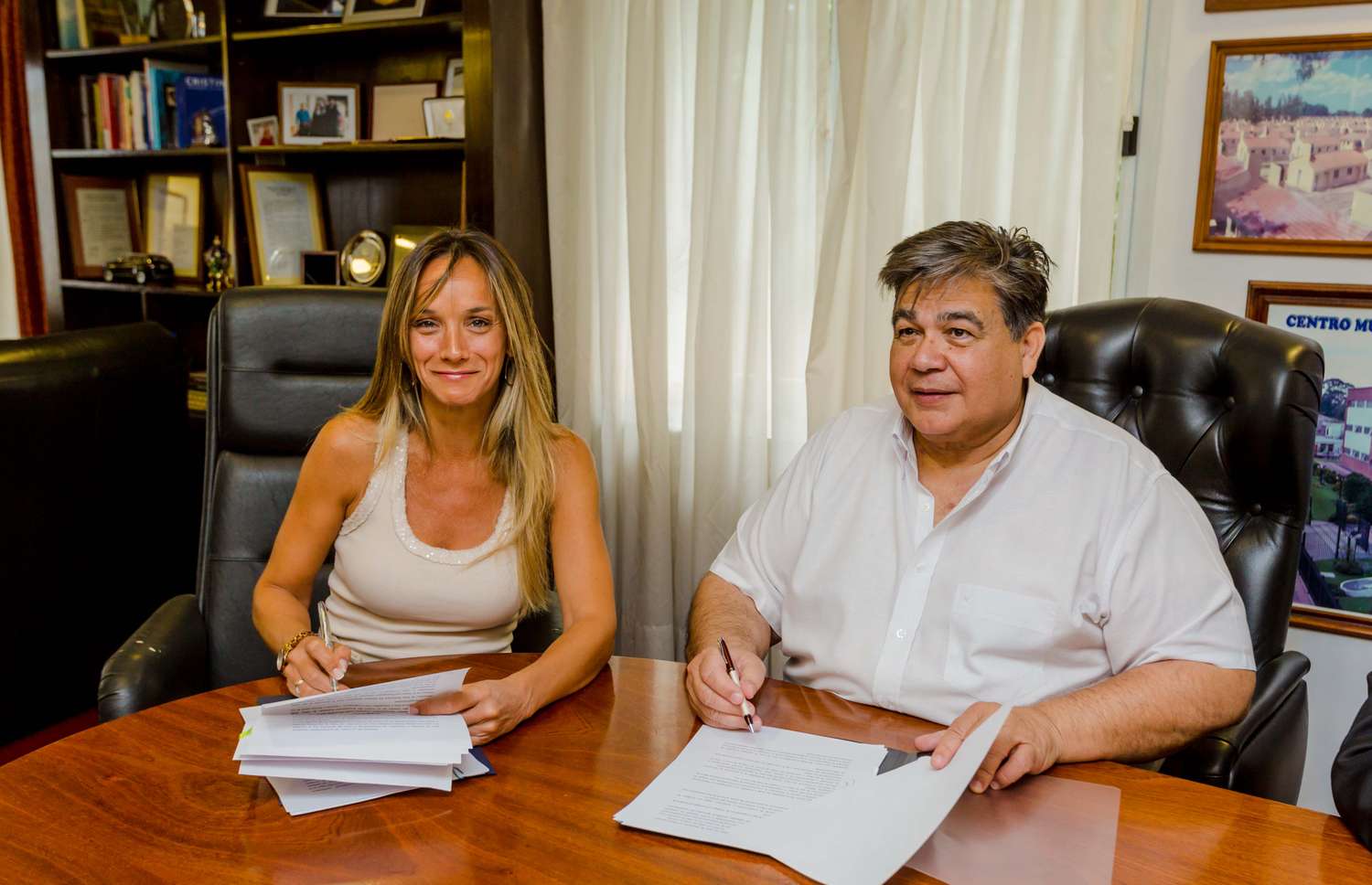 Ishii y Malena Galmarini firmaron convenio para reactivar obras de agua potable y cloacas en José C. Paz