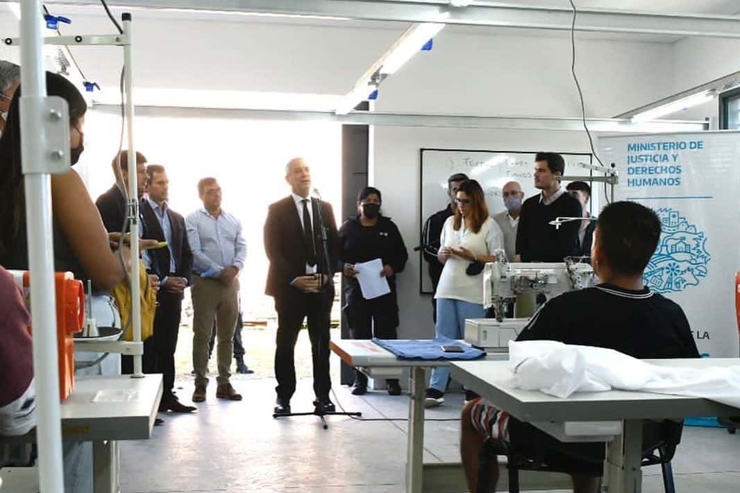 Inauguraron taller de producción del "Plan Qunita" en la Cárcel de San Martín