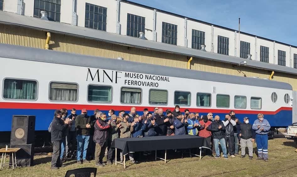 Junín: Se inició proceso de traspaso al Estado de los talleres ferroviarios y proponen llamar "Mario Meoni" al predio