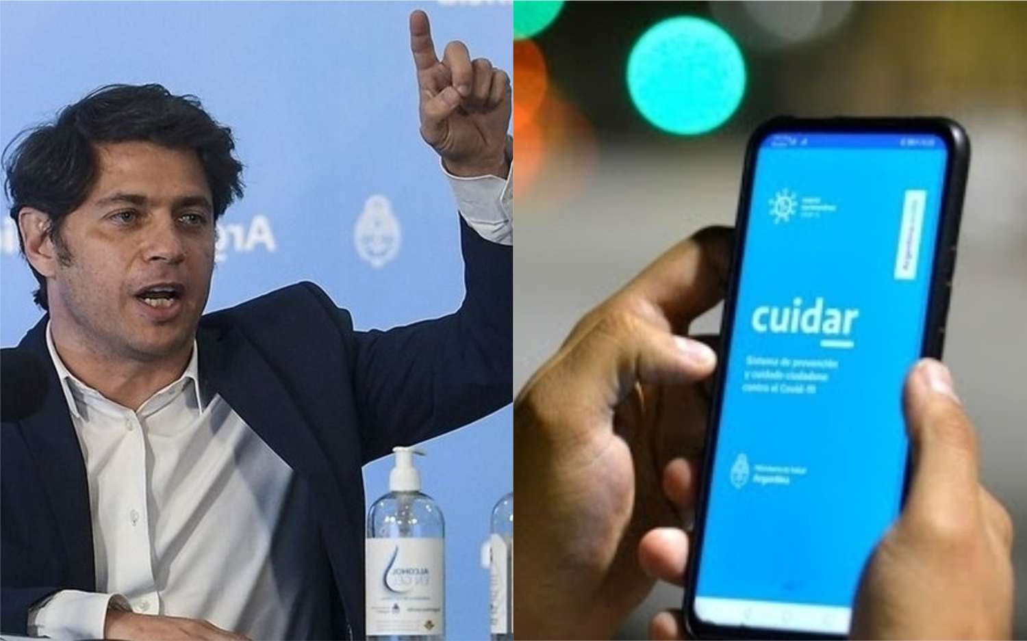 Kicillof anunció que CuidAR será obligatoria en la Provincia: Polémica por la app que "te sigue hasta en el baño"
