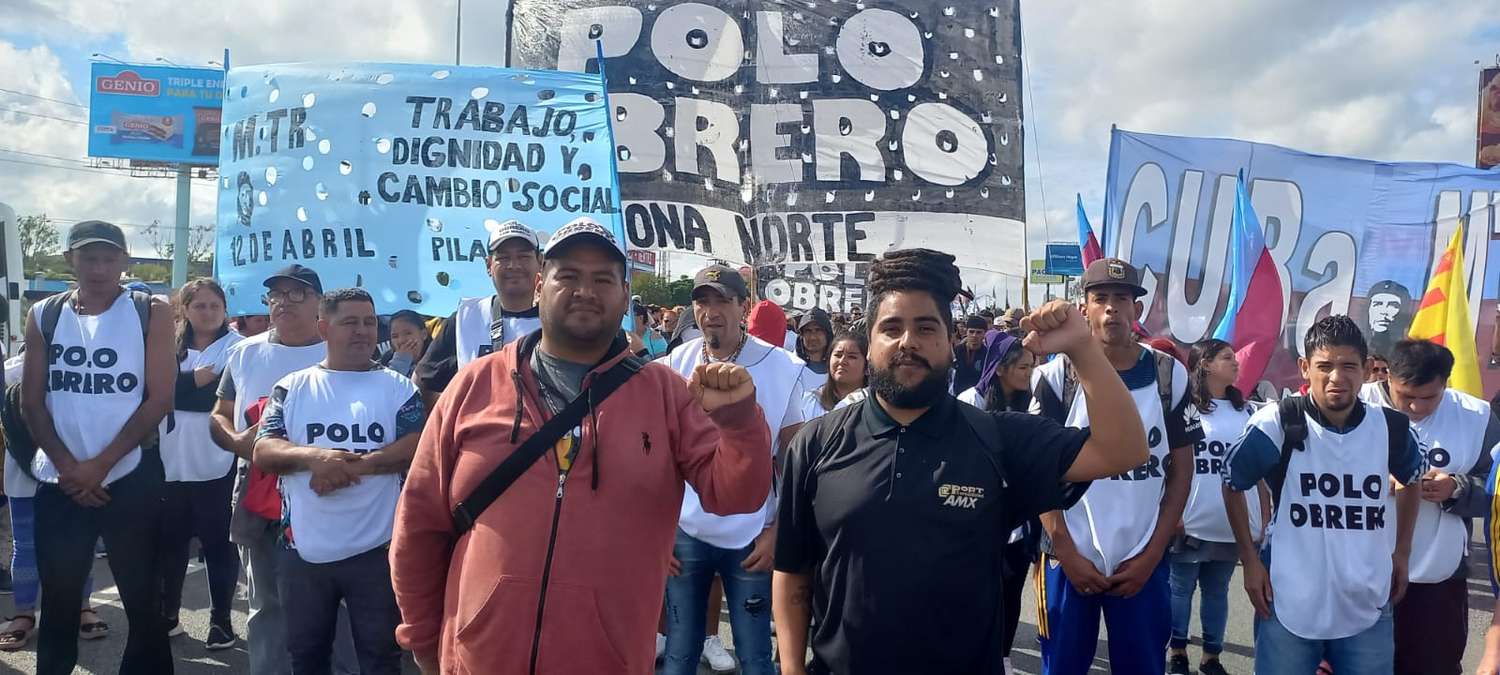 Candidatos del Partido Obrero aprovechan el piquete en Panamericana para pegarle a Mario Ishii y Jaime Méndez