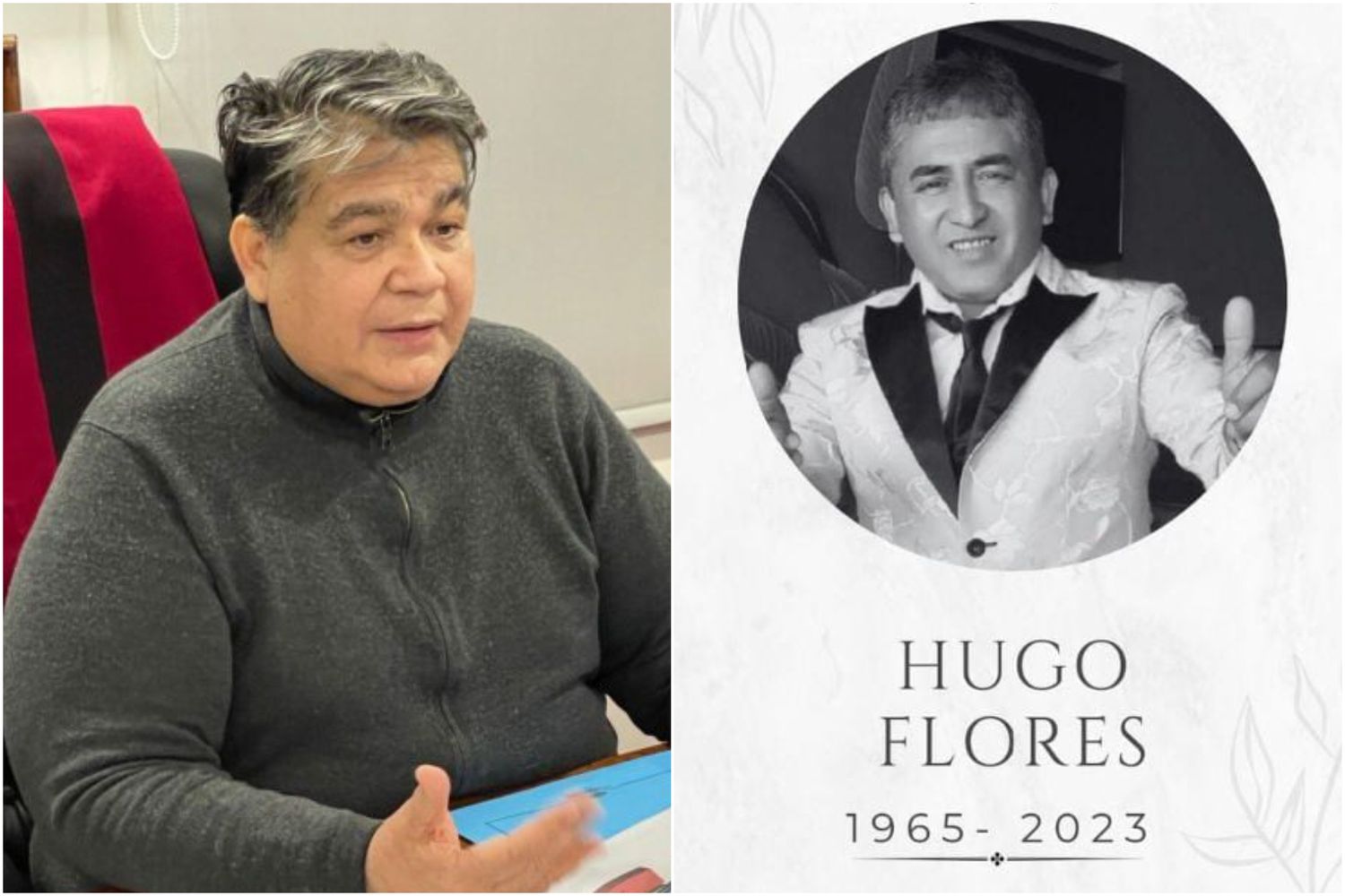Ishii lamentó la muerte de Huguito Flores, quien iba a cantar este jueves en José C. Paz.