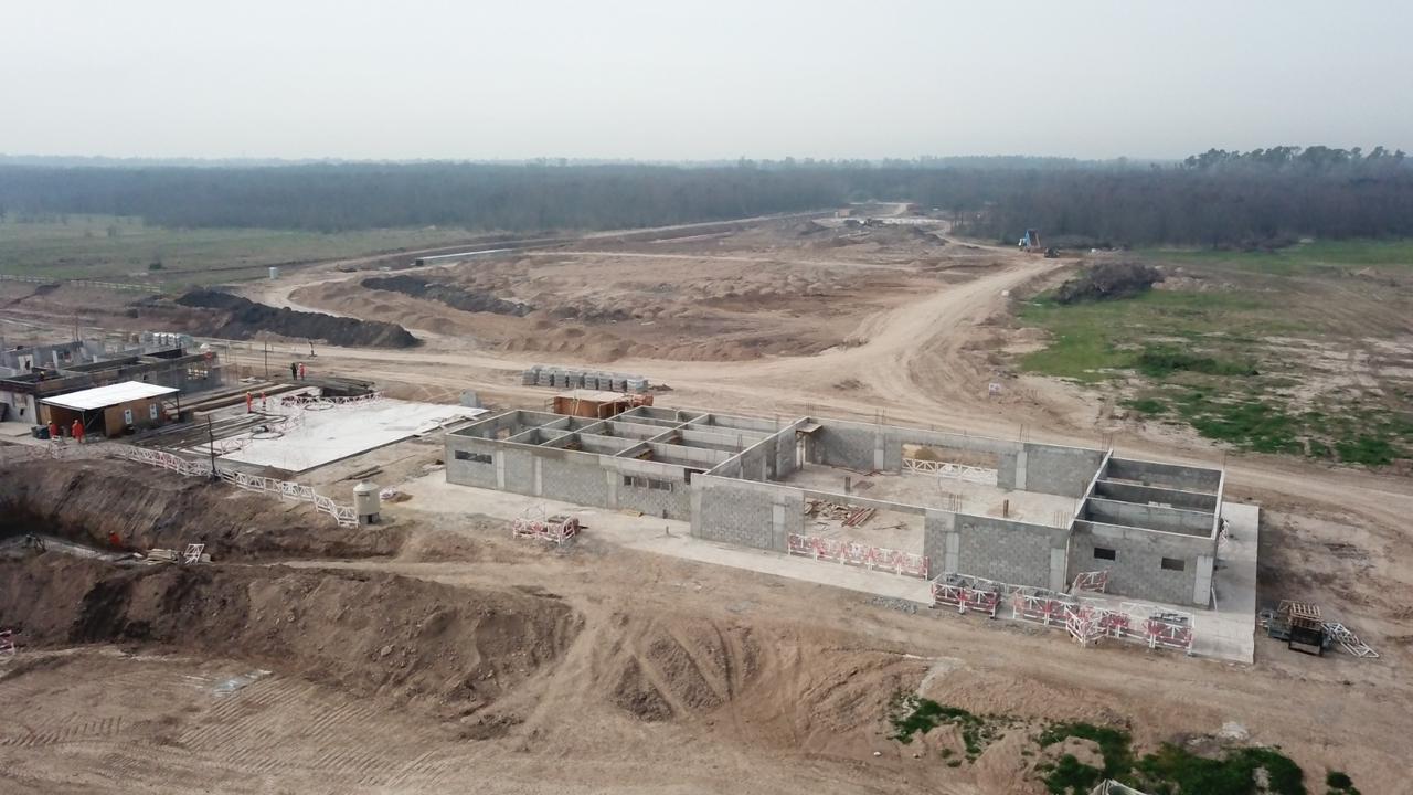 Construcción de la Planta Depuradora Laferrere