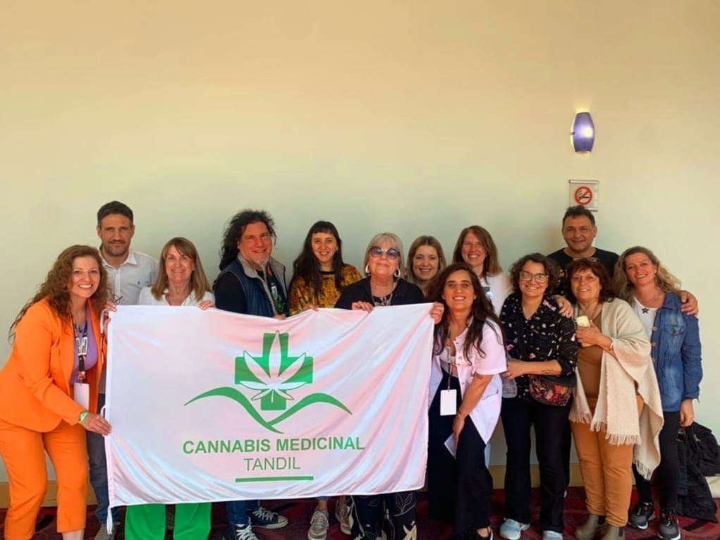 La ONG "Cannabis Medicinal Tandil" participó de la Expo Cannabis 2023.