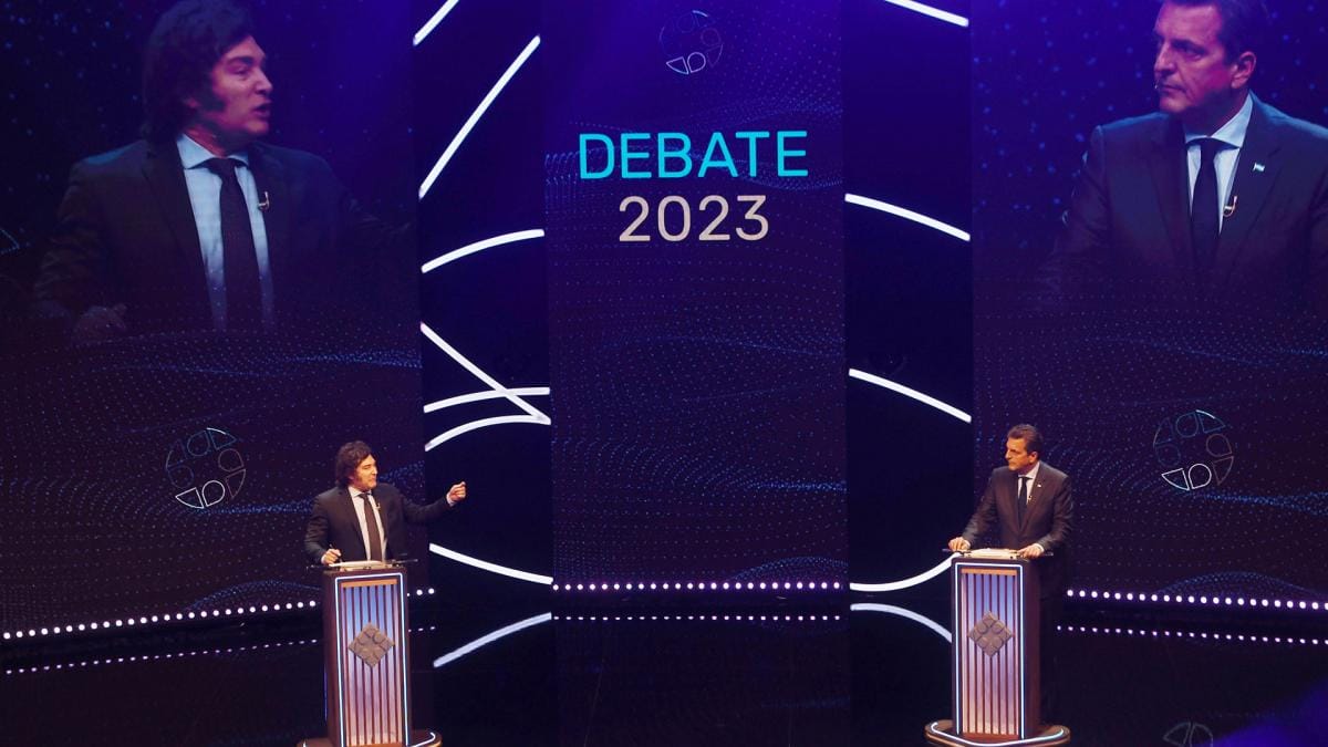 Balotaje 2023: Massa y Milei protagonizaron el último debate presidencial