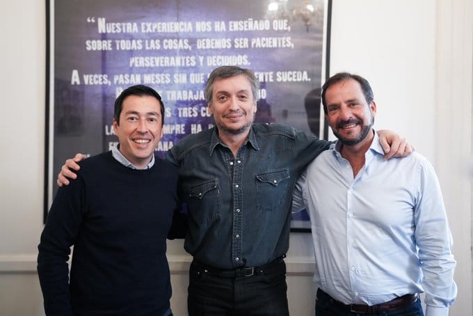 El presidente del PJ bonaerense se reunió con Nardini y Sujarchuk.