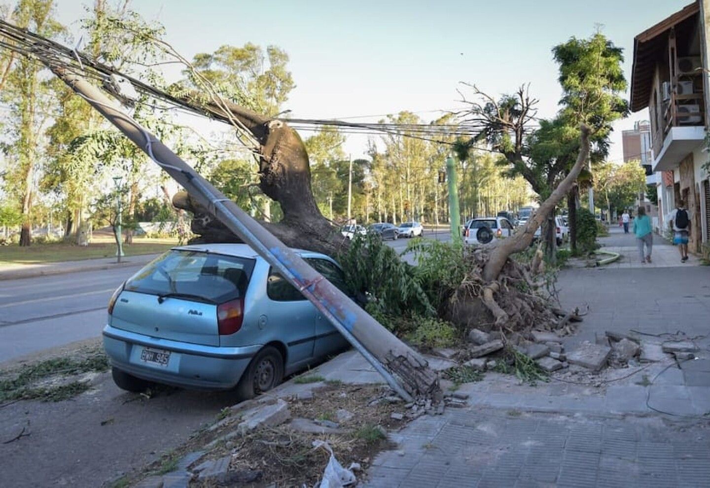 Bahía Blanca fue uno de los distritos más castigados por el temporal. Foto: Mara Sosti