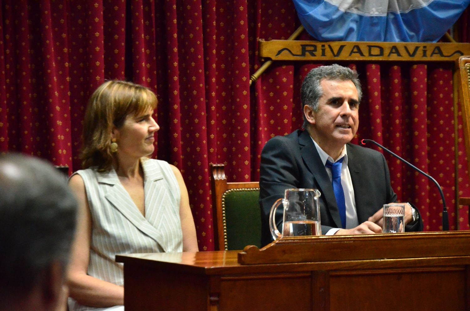 Martínez encabezó su discurso de asunción en el Concejo Deliberante.