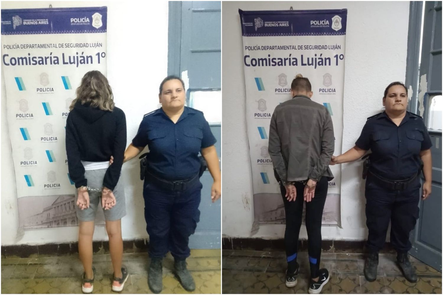 La mujer y la joven de 17 años implicadas en el robo, fueron trasladadas a la Comisaría 1° de Luján.