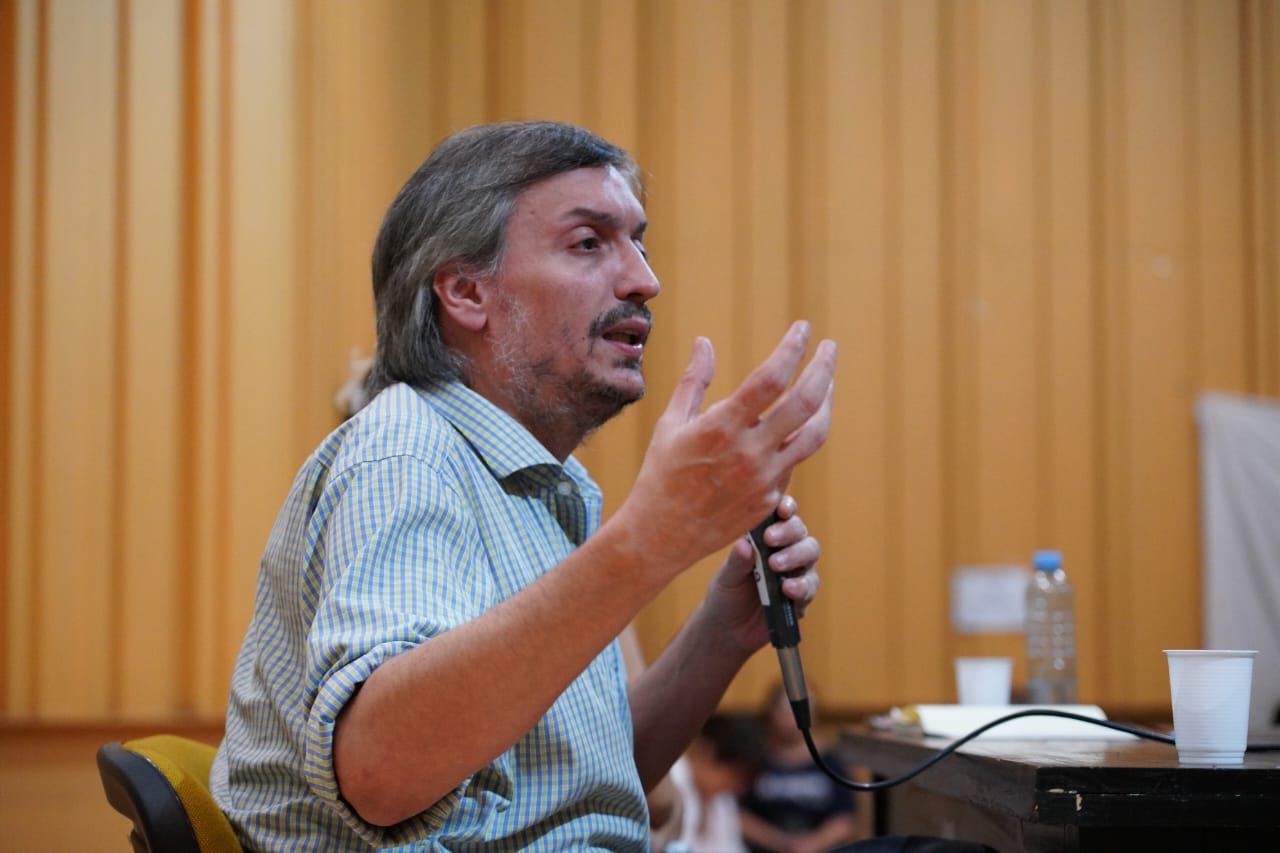 Máximo Kirchner encabezó un plenario de La Cámpora.