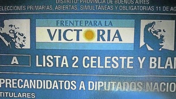 Elecciones 2013: Impugnan imagen de Néstor Kirchner en la boleta del FpV