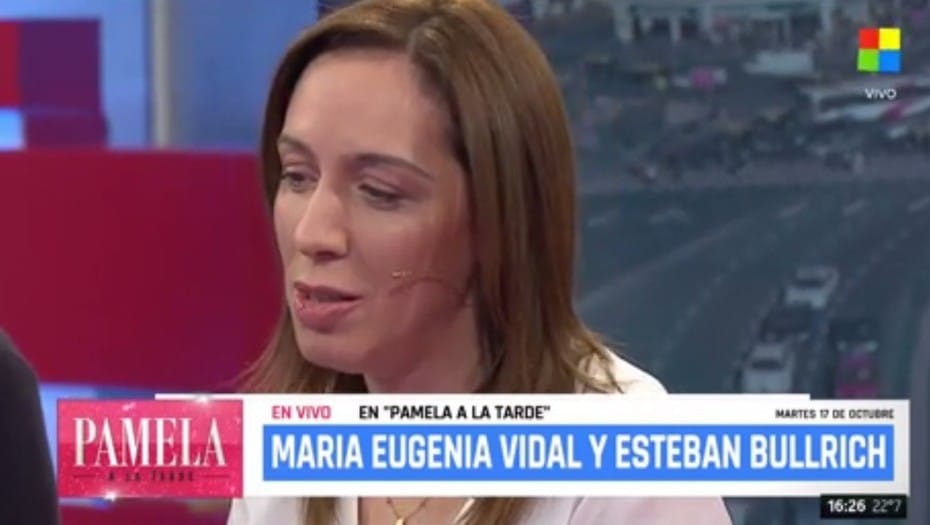 Vidal se enteró del hallazgo del cuerpo en el río Chubut durante una entrevista en vivo por televisión