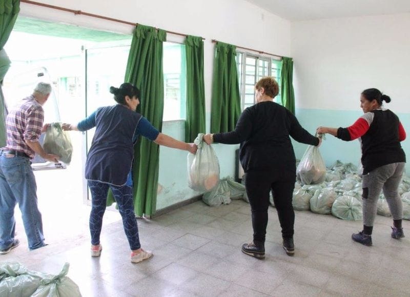 Ensenada: Se quintuplicó la entrega de bolsas de verdura a vecinos con problemas de alimentación