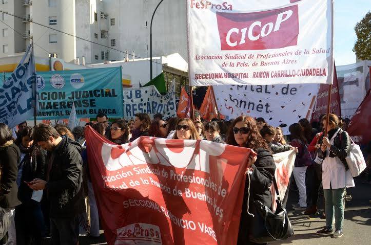 Médicos bonaerenses nucleados en Cicop preparan multitudinaria movilización para el 1° de diciembre