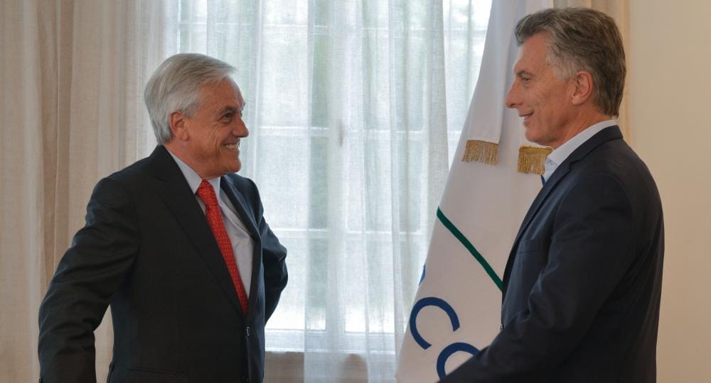 Macri asiste en Chile a la asunción de Piñera