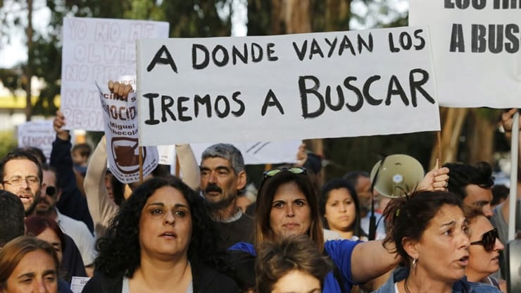 Ruidazo en Mar del Plata contra la liberación del genocida Etchecolatz