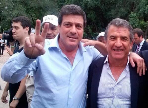Elecciones 2015: Mariotto se mostró con Urribarri en la quinta de San Vicente