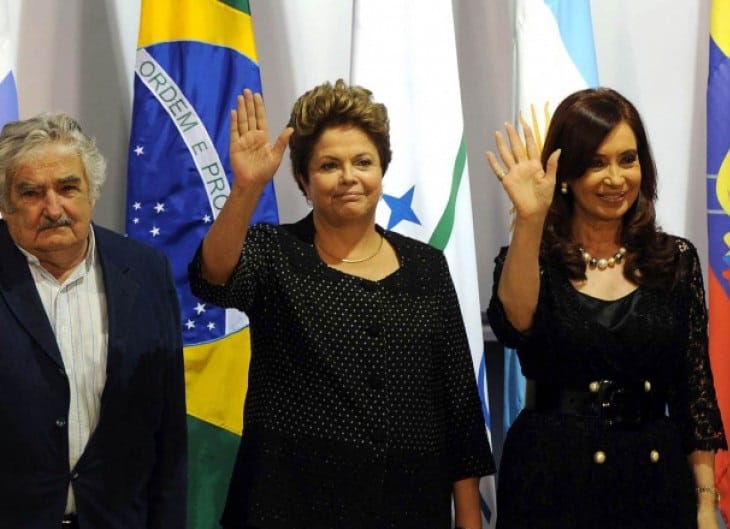 Cristina, Dilma y "Pepe" Mujica encabezan la contracumbre del G20