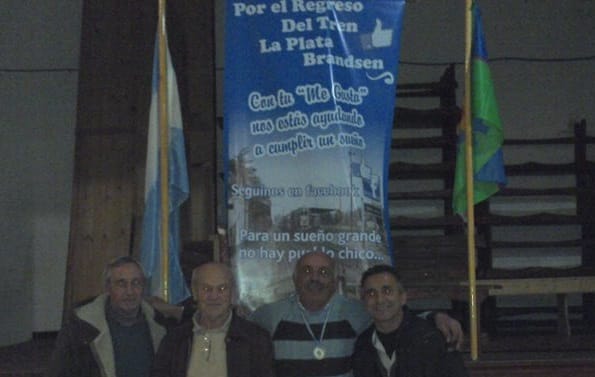 Acto homenaje al 131° aniversario del tren que conectó La Plata y Brandsen