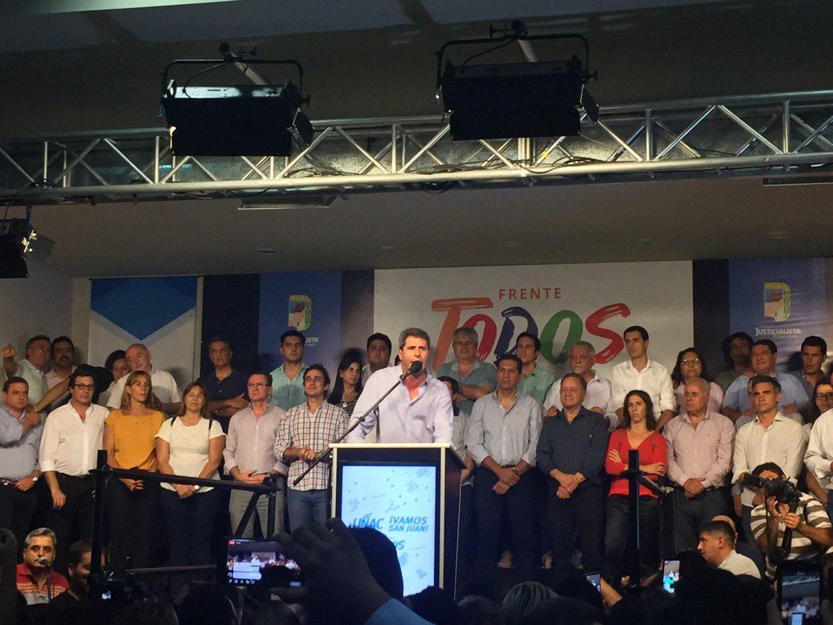 Resultados elecciones PASO San Juan: Aplastante triunfo del peronista Sergio Uñac