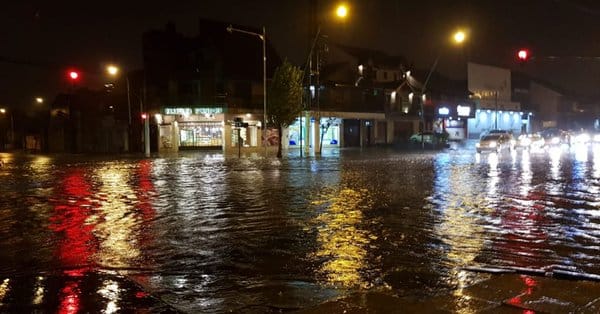 Por las lluvias, suspenden las clases en Mar del Plata