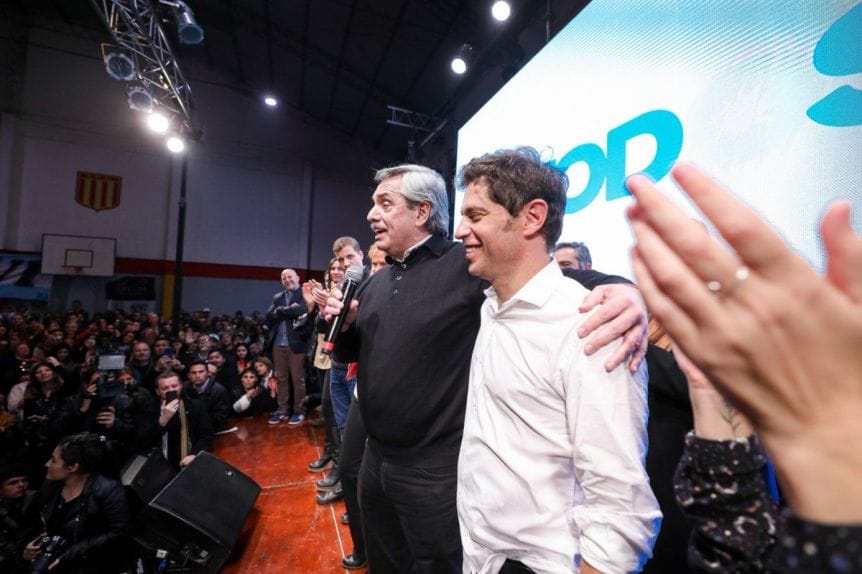 Elecciones 2019: Alberto Fernández y Kicillof de campaña en Almirante Brown y Lomas de Zamora